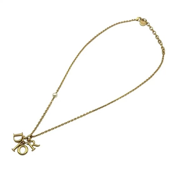 Auth DIOR/Christian Dior - Gold Hardware Necklace - Picture 4 of 4
